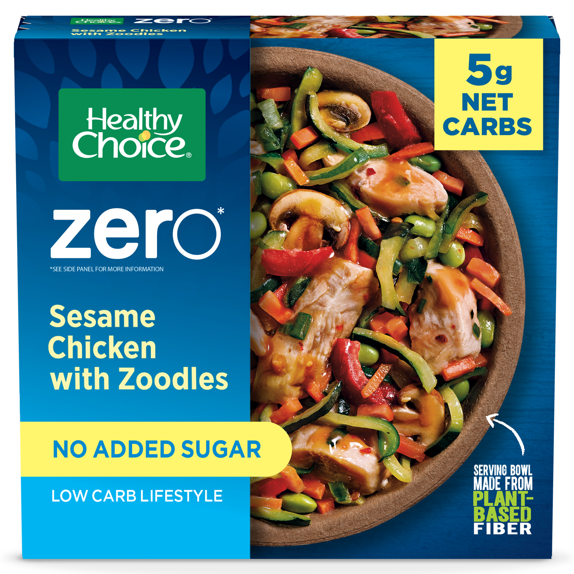 Healthy Choice Zero Low Carb Sesame Chicken with Zoodles Bowl Frozen