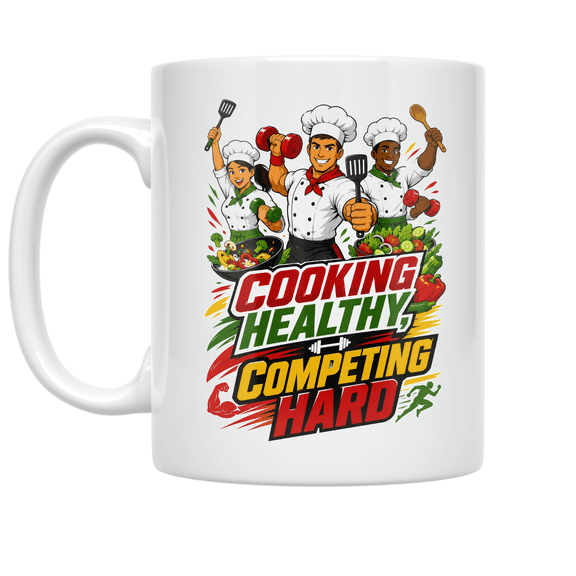Healthy Cooking Competition - Fitness Foodie - 11 oz Ceramic Coffee Mug