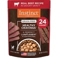 thumbnail image 1 of Healthy Cravings Grain Free Real Beef Recipe Natural Wet Dog Food Topper 3 oz., Case of 24, 1 of 2