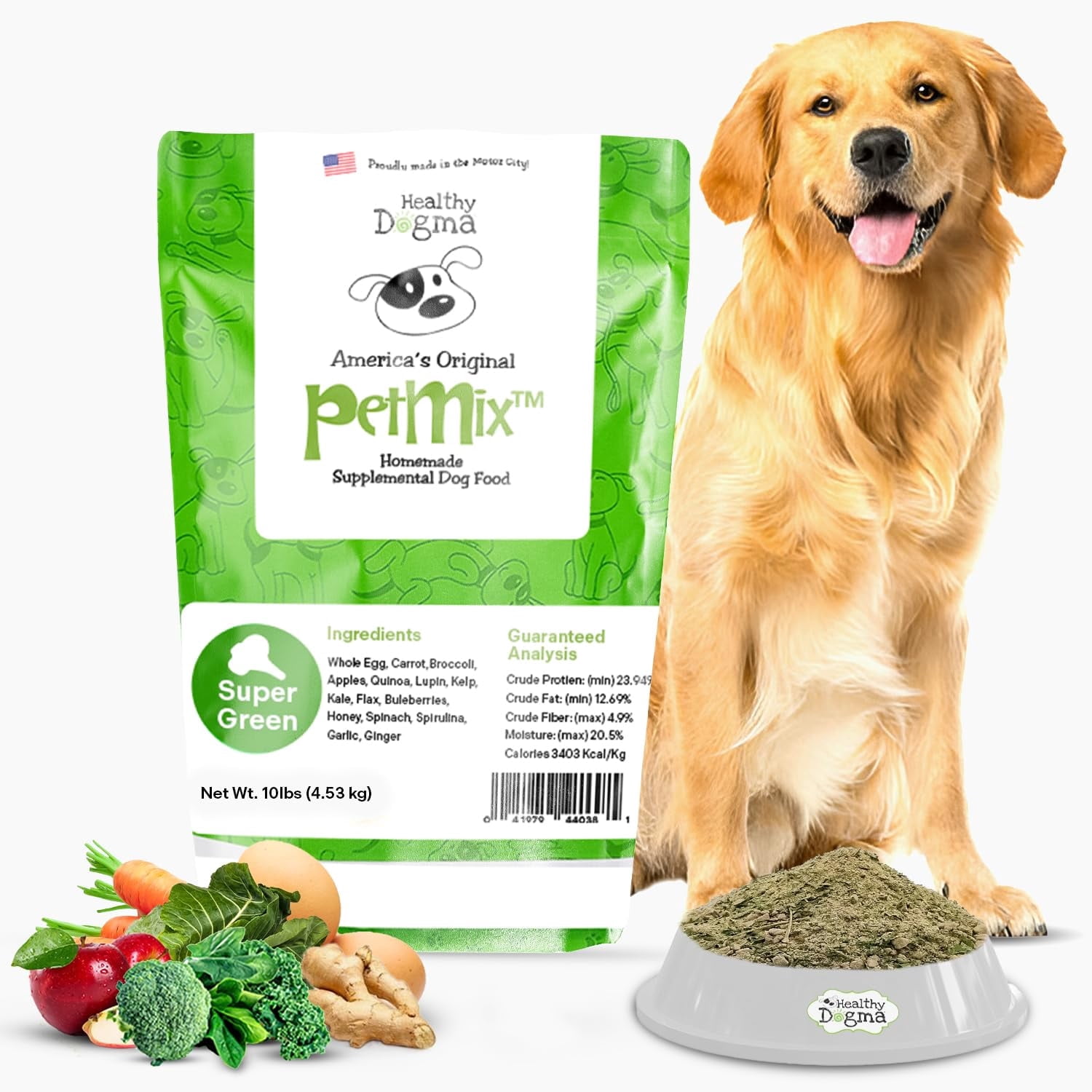 Healthy Dogma - Super Green PetMix | Dehydrated Dog Food, Grain Free ...