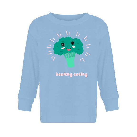 Healthy Eating, Cute Broccoli Long Sleeve Toddler -Image by Shutterstock, 3 Toddler