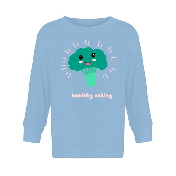 Healthy Eating, Cute Broccoli Long Sleeve Toddler -Image by Shutterstock, 3 Toddler