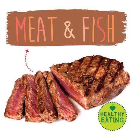 Healthy Eating: Meat & Fish (Hardcover)