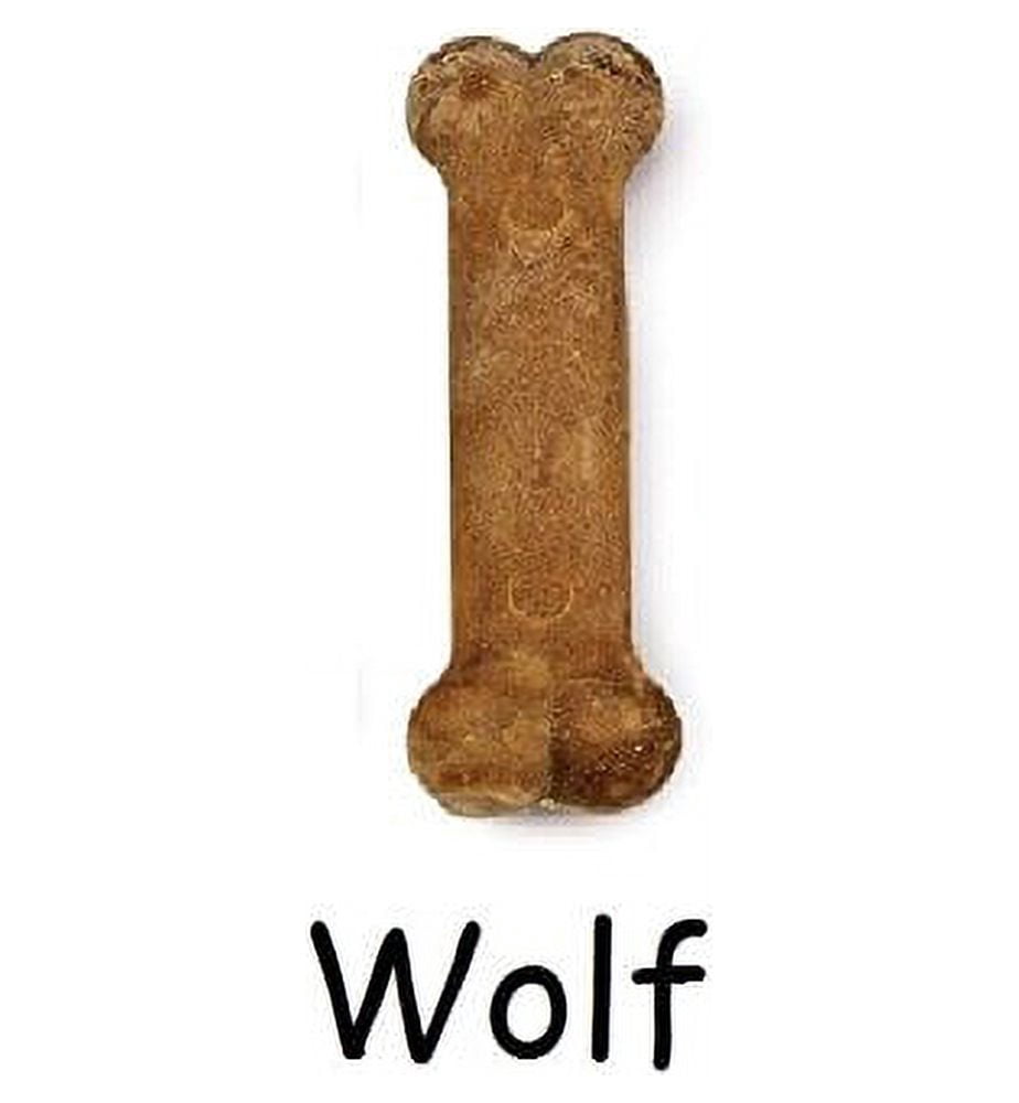 Healthy Edibles for Dogs Nylabone Digestible Bacon Flavored Dog Treats for Less!(3 Pack of Nylabones Bacon - Wolf)