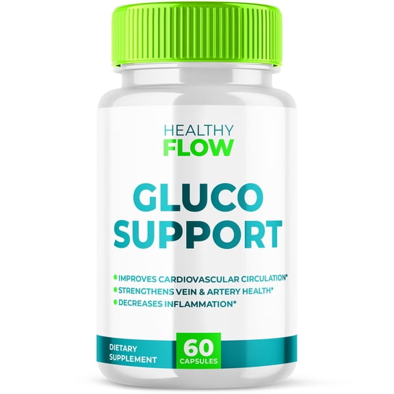 Healthy Flow Blood Support Pills Advanced Formula Vitamin Supplement HealthyFlow 60 Capsules