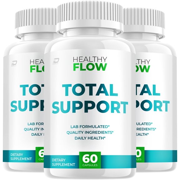 Healthy Flow Capsules – HealthyFlow Natural Blend for Glycogen Support, 3 Pack, 180 Capsules