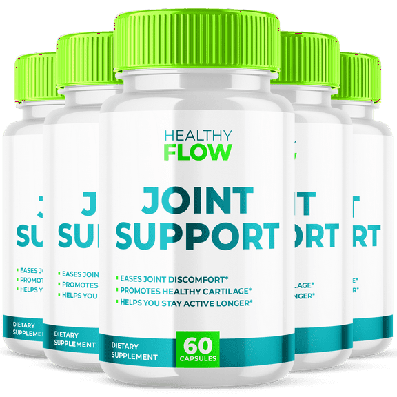 Healthy Flow Joint Support Capsules Advanced Formula Mobility Supplement Pills 300 Capsules