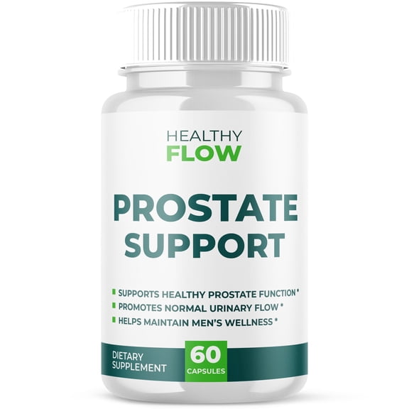 Healthy Flow Prostate Support Advanced Formula Pills Max Strength Wellness Support Supplement 60 Capsules