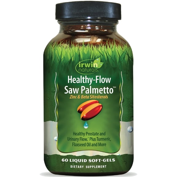Irwin Naturals Healthy-Flow Saw Palmetto - 60 Liquid Soft-Gels