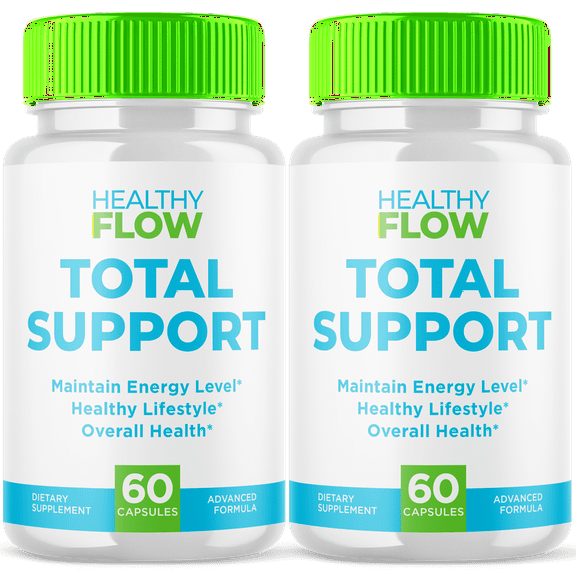 Healthy Flow Total Support Advanced Formula Pills Supporting Energy and Healthy Lifestyle 120 Capsules