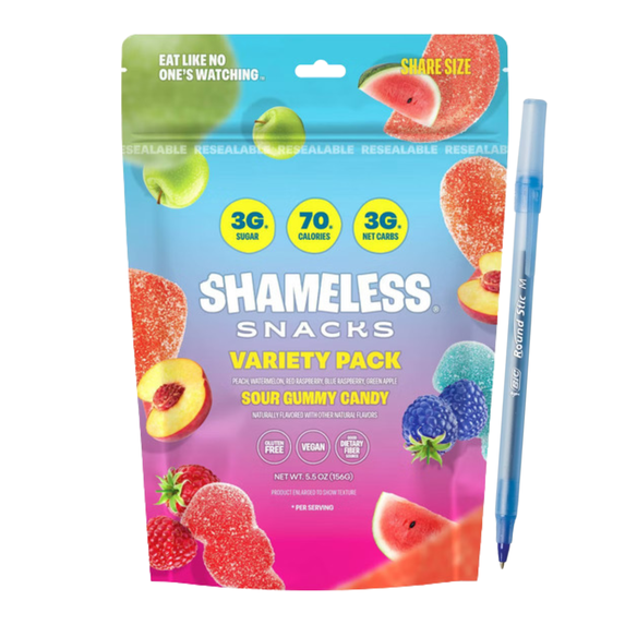 Healthy Gluten Free Keto Gummies, Variety Pack 5.5 oz
