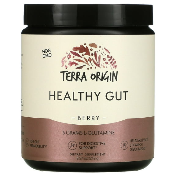 Healthy Gut Powder with L-Glutamine - Berry (30 Servings)