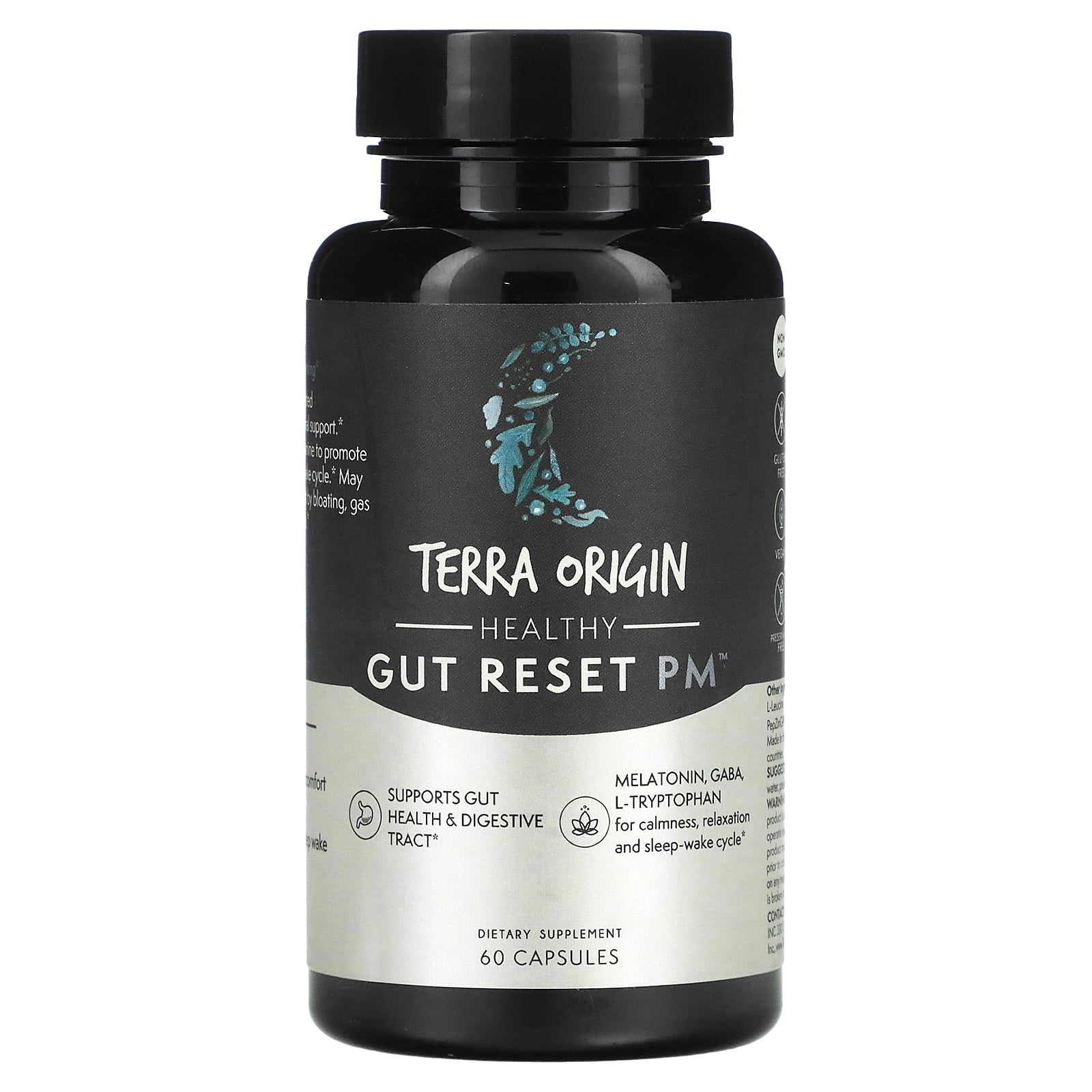 Healthy Gut Reset PM, 60 Capsules, Terra Origin