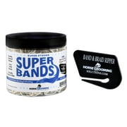 Healthy Haircare Product BNDWH Super Bands, White, 1/4 lb