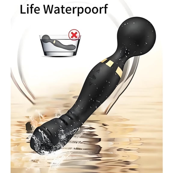 Healthy Hanheld Body Massager for Women, 10 Modes Portable Personal Massager for Full Body, Easy to Use & Ergonomic Design, Perfect for Stress Reduce