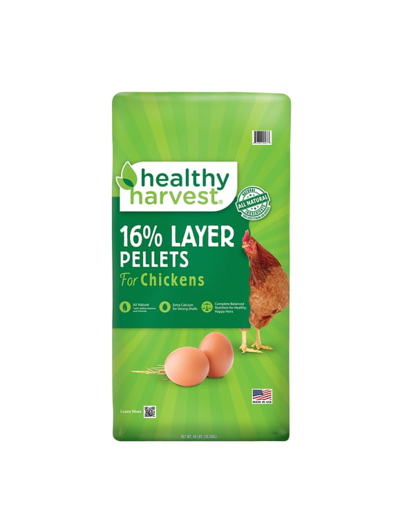 16% Layer Pellets Feed for Egg Laying Chickens 40 lb bag