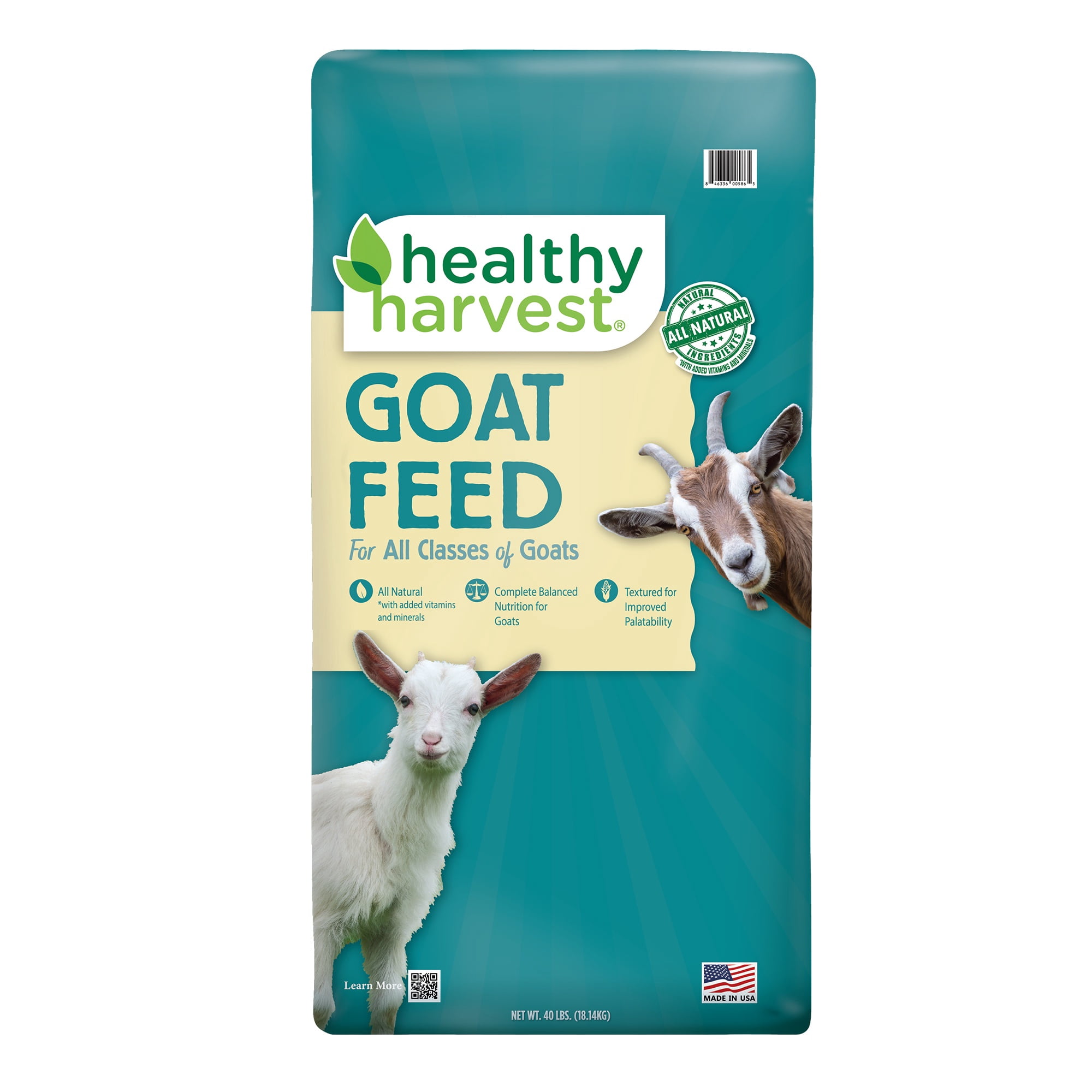 Healthy Harvest All Natural 16% Textured Goat Feed 40 lb Bag
