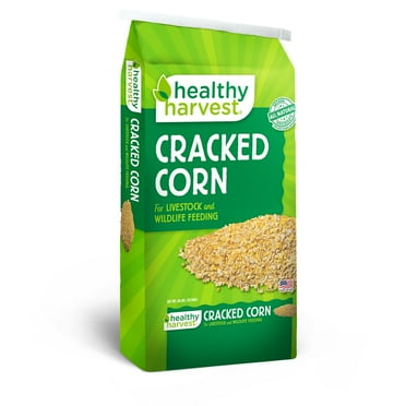 Healthy Harvest Cracked Corn for Poultry and Livestock, 40 lb Bag