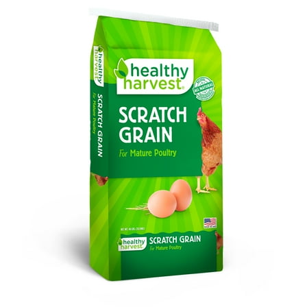 Healthy Harvest Scratch Grain Treat for Chickens, 40 lb Bag