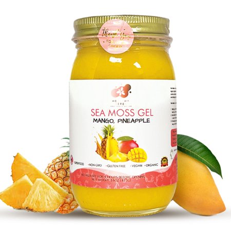 Healthy Herbs | Sea Moss Gel - Mango, Pineapple (16oz)