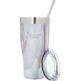 thumbnail image 1 of Healthy Human Stainless Steel Tumbler with Straw & Lid | Splash Proof Insulated Travel Cup | Eco-Friendly Coffee Tumblers | Straw Cleaner and Splash Proof Lids (32oz, Mirage), 1 of 6
