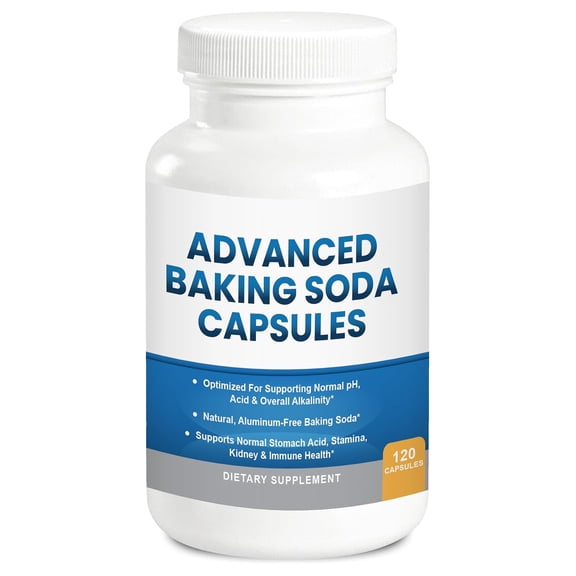 Healthy Kidney Advanced Baking Soda Capsules - 120 Capsules