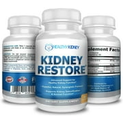Healthy Kidney Kidney Restore Kidney Detox Supplement plus Vitamins, for Normal Nutrition, Function & Health, 3 pack