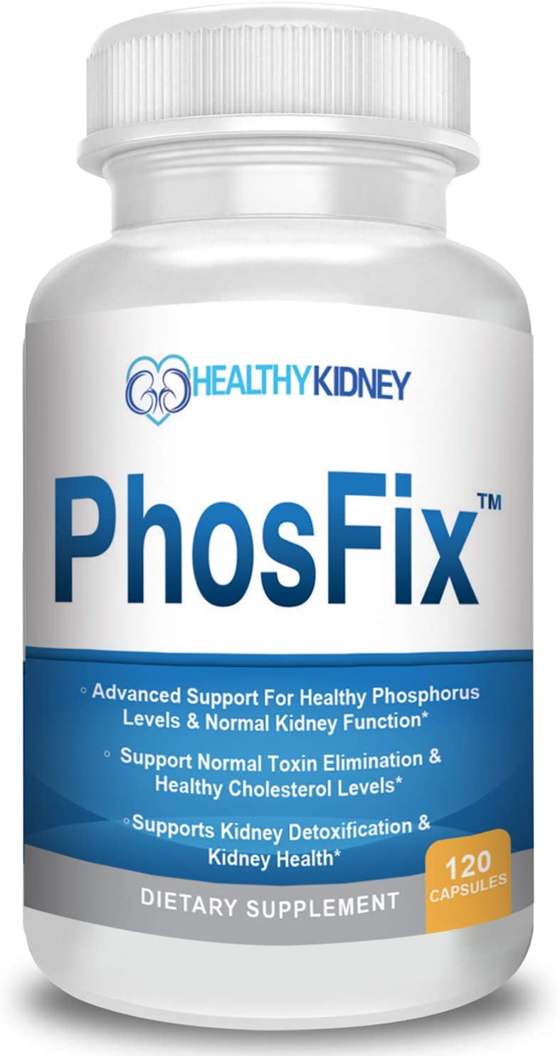Healthy Kidney PhosFix Kidney Health Cleanse plus Renal Supplement
