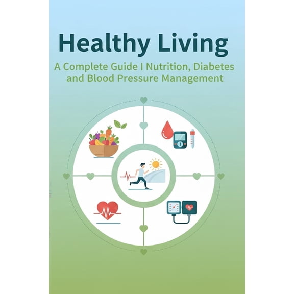 Healthy Living: A Complete Guide to Nutrition, Diabetes, and Blood Pressure Management, (Paperback)