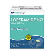 Healthy Living Anti-Diarrheal Loperamide Hydrochloride 2 mg Tablet, 24 Count