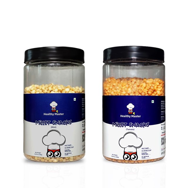 Healthy Master Millets Indian TMA3 Snacks Pudina And Tomato Vegan
