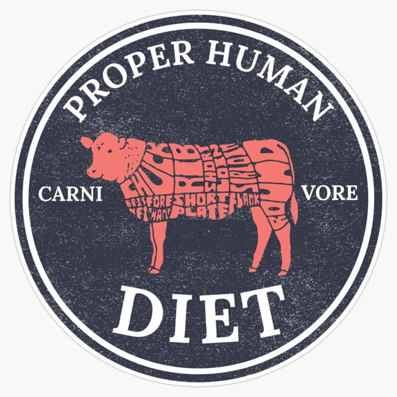 Healthy Nutrition Slogan Proper Human Diet Whole Foods Clean Eating Decal For Gym Shaker Sticker