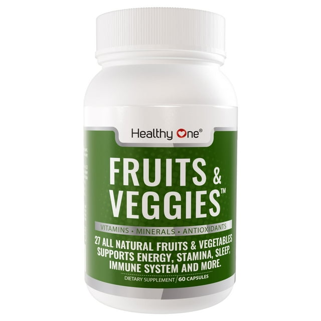 Healthy One Fruits and Veggies Supplement 27 Superfood Fruits and