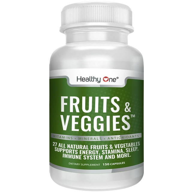 Healthy One Fruits and Veggies Supplement 27 Superfood Fruits and