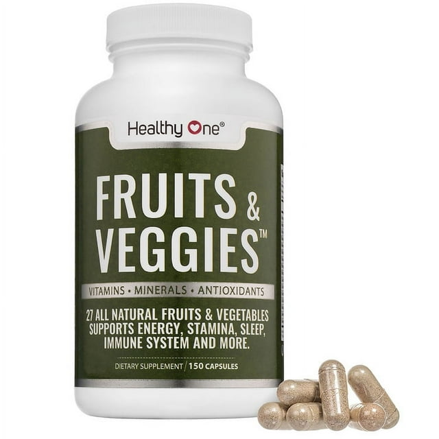 Healthy One Fruits and Veggies Supplement 27 Superfood Fruits and