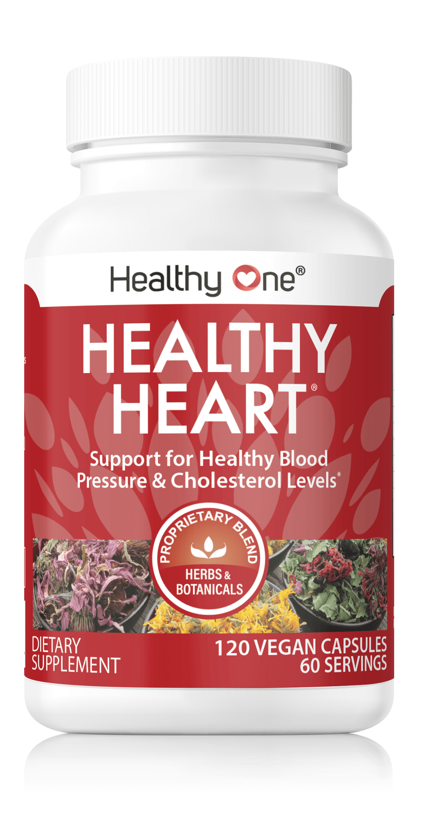 Healthy One Healthy Heart Blood Flow & Heart Health Supplement with
