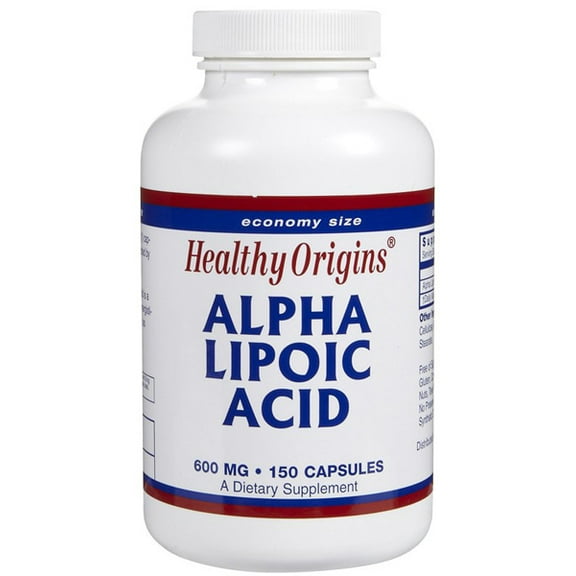 Healthy Origins Alpha Lipoic Acid 600 mg Capsules, 150 Ct