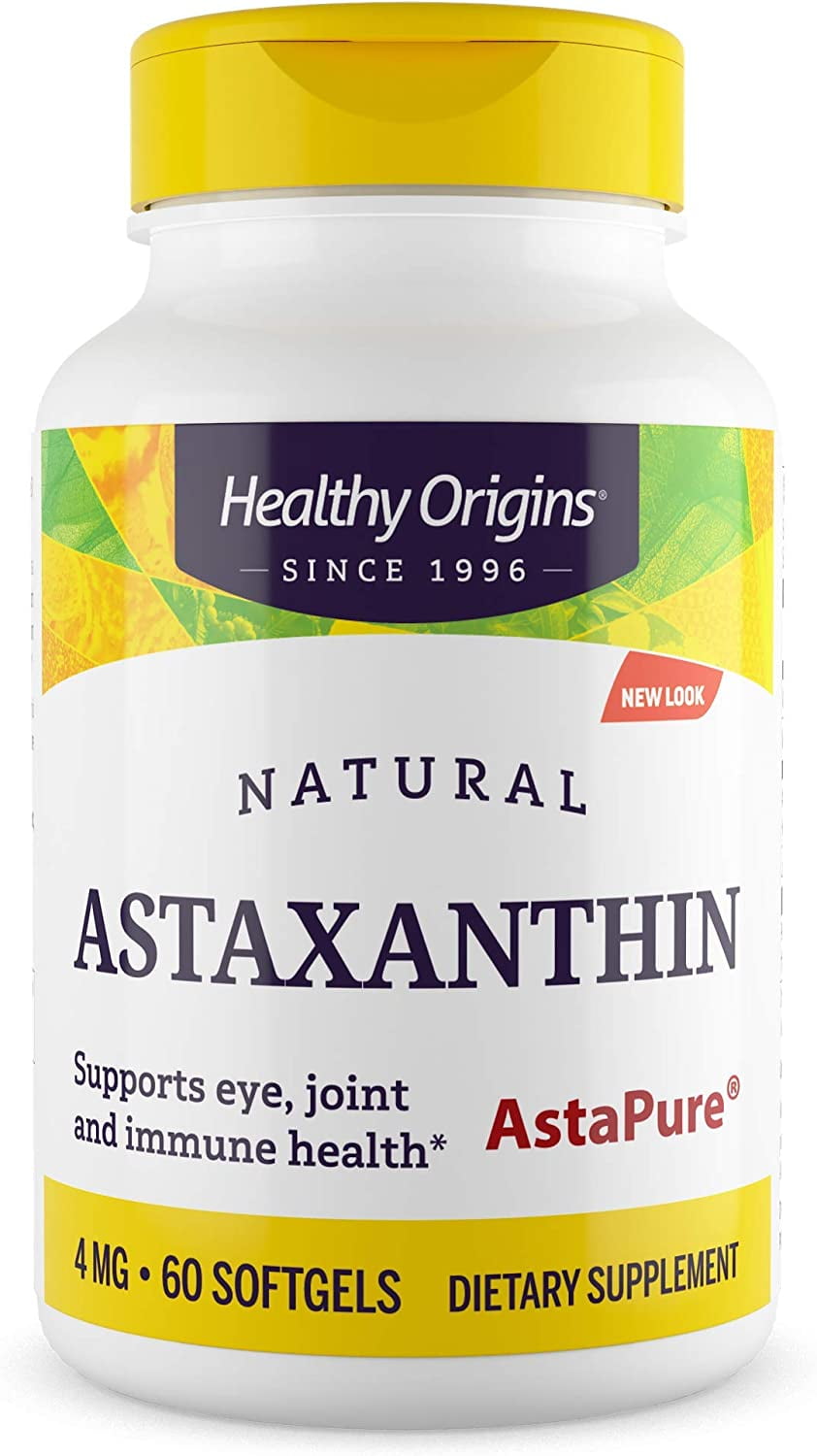 Healthy Origins Astaxanthin 4 mg (60 Softgels)