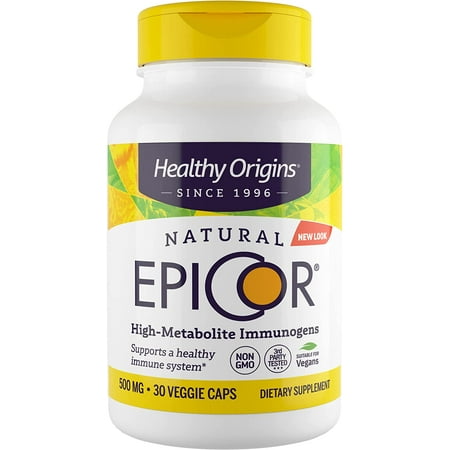 Healthy Origins EpiCor 500 mg (Immune Support), 30 Veggie Capsules