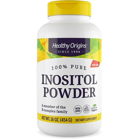 Healthy Origins 100% Pure Inositol Powder, 16 Oz