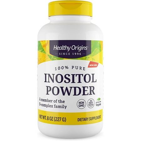 Healthy Origins Inositol Powder (Pure, Non-GMO, Gluten Free), 8 Ounce