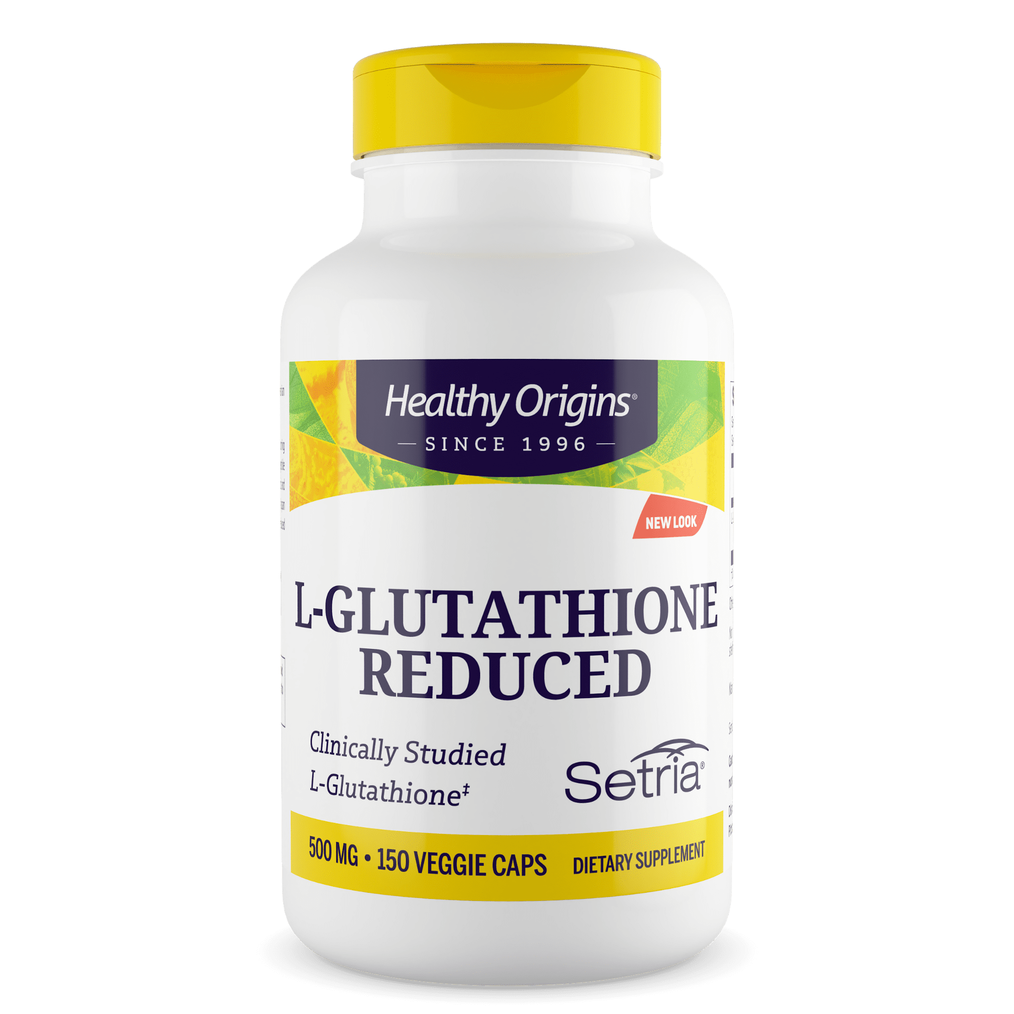 Healthy Origins L-Glutathione 500 mg (Setria, Non-GMO, Gluten Free