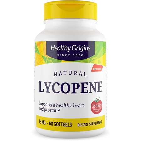 Healthy Origins Lycopene 15 mg (Lyc-O-Mato), 60 Softgels