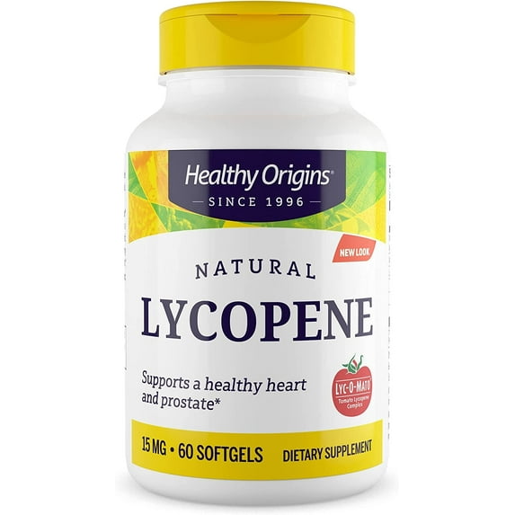 Healthy Origins Lycopene 15 mg (Lyc-O-Mato), 60 Softgels