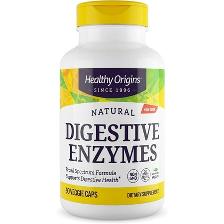 Healthy Origins, Digestive Enzymes, Broad Spectrum, 90 Veggie Caps
