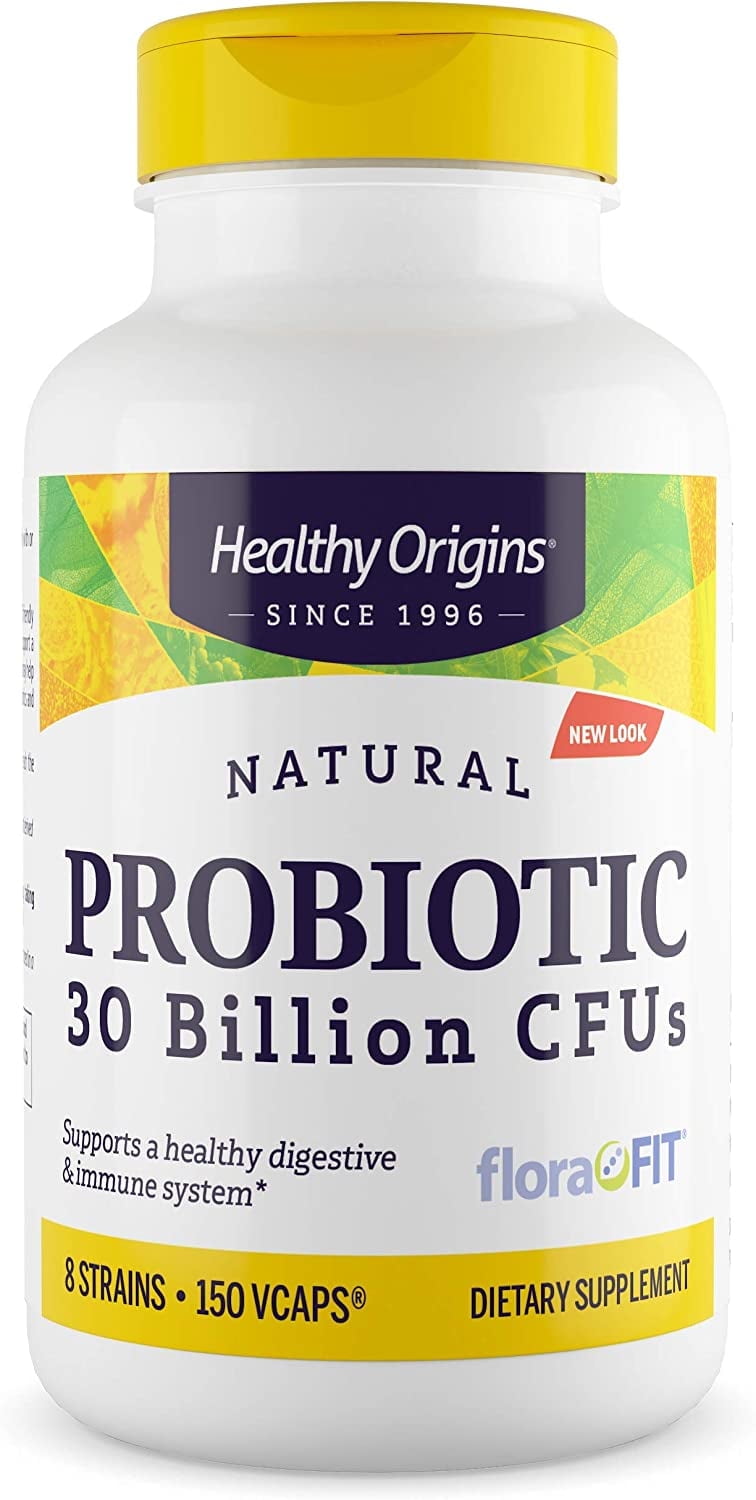Healthy Origins Probiotic 30 Billion CFU's (floraFIT, Shelf-Stable), 150 Vcaps