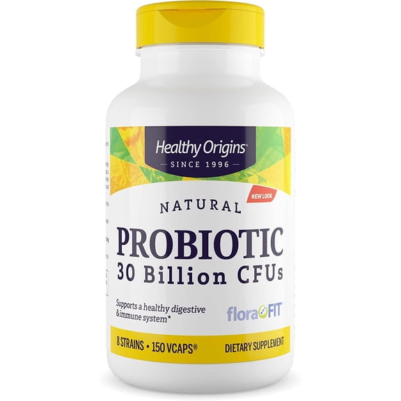 Healthy Origins Probiotic 30 Billion CFU's (floraFIT, Shelf-Stable), 150 Vcaps