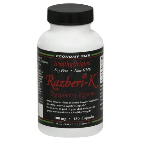 Healthy Origins Raspberry Ketones 100mg, 180 Ct