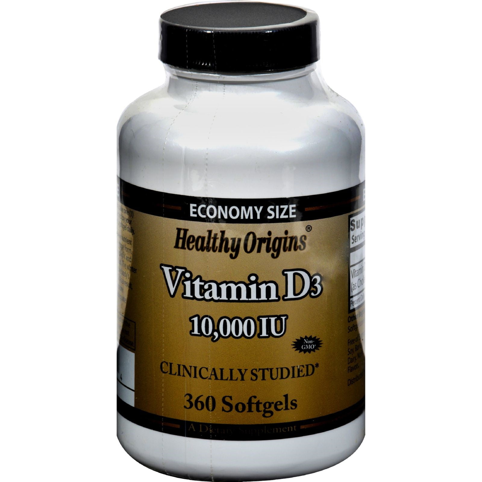 Healthy Origins Vitamin D3 10,000 IU, 360 Softgels
