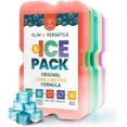 thumbnail image 1 of Healthy Packers Ice Pack for Lunch Box - Freezer Packs - Original Cool Pack | Slim & Long-Lasting Ice Packs for Your Lunch or Cooler Bag (5 Pack-MultiColor), 1 of 8